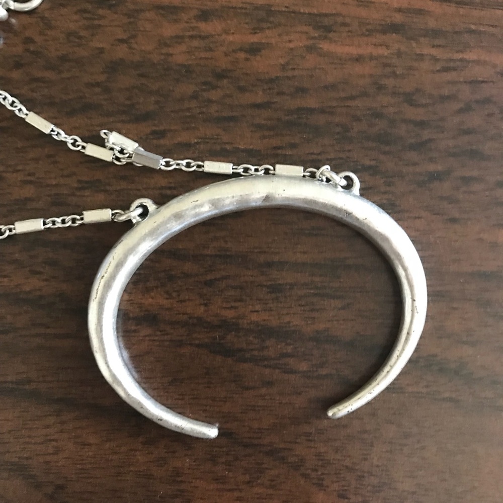 NWOT Lucky Brand Tusk Statement Necklace